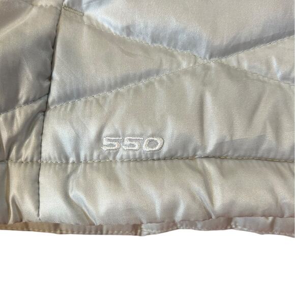 THE NORTH FACE Silver Gray 550 Fill Goose Down Puffer Puffy Vest Women's Medium - Picture 8 of 10